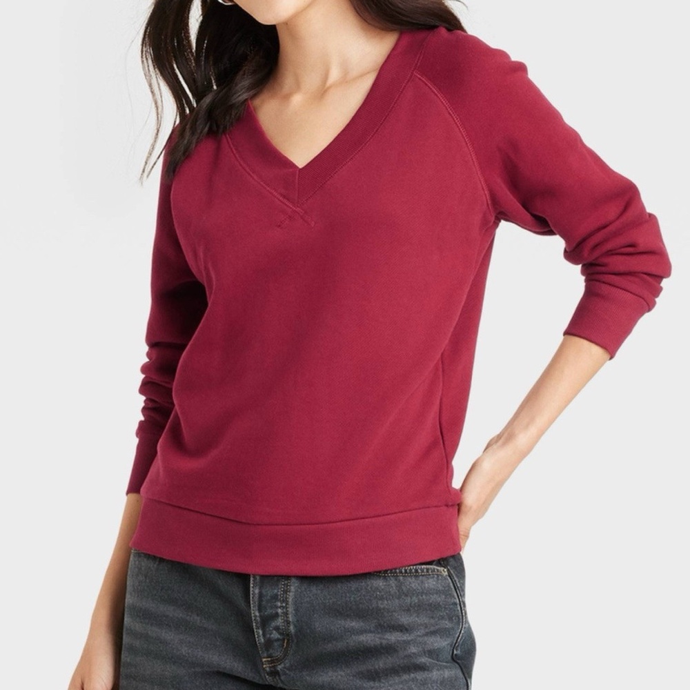 Universal Thread V-neck pullover sweatshirt